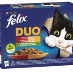 Felix Fantastic Duo Házias válogatás zöldséggel aszpikban nedves macskaeledel 12x85 g fotó