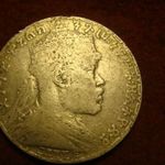 Etiópia hatalmas ezüst 1 birr 1900 ritka, 28 gramm 0.835 40 mm /leírás/ fotó