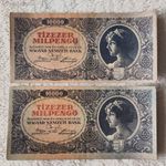 2 darab 10 ezer milpengő, 1946 (VF) fotó
