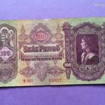 Magyar 100 pengő 1930 szép zizegős papír fotó