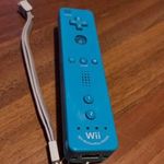 Nintendo Wii eredeti Motion Plus kontroller ritka kék fotó