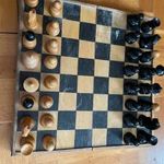 Fadobozos régi sakk készlet - 60-as évek fotó