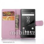 SONY Xperia Z5 Compact, WALLET notesz mobiltok, Rózsaszín fotó