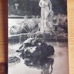Régi Balatonboglás képeslap - Szobor a szökőkúttal, postatiszta - fotó