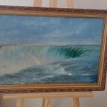 (K) Kamecz Erzsébet Niagara Vízesés 67x47 cm kerettel fotó