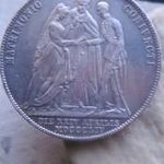 1 ezüst gulden 1854 Házassági Sissi fotó