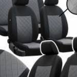 Üléshuzat Seat Ibiza III egyedi CRAFT LINE PREMIUM szövet szürke fekete színben fotó