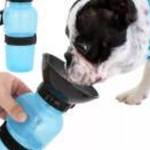 Hordozható kutya itató palack fotó