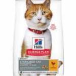 Hill's Feline Sterilised Cat Young Adult Csirkés táp ivartalanított macskának 3kg fotó