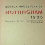 Hans Kmoch Schach Grossturnier Nottingham 1936 / könyv fotó