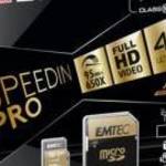 EMTEC "SpeedIN" 128GB UHS-I/U3/V30/A2 100/95 MB/s microSDXC Memóriakártya adapterrel fotó