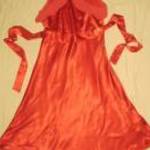 Narancsárga selyem ruha 10/38-s Dorothy Perkins fotó