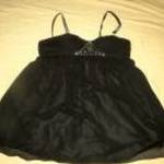 fekete strasszos mellbetétes ruha 18/46-s Atmosphere fotó
