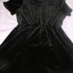 fekete tükörbársony ruha Hamells 22-s mb: 126-140 cm h: 104 cm fotó