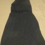 fekete strasszos nyakbakötős ruha 8/36-s New Look mb. 73-78 cm fotó