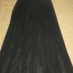 fekete félvállas maxi mellbetétes muszlin ruha Début h: 151 cm mb: 84 cm db: 74 cm 10-s fotó