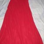 piros muszlin maxi ruha strasszos Debut 12-s fotó