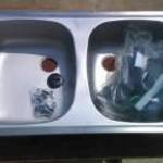 Eladó új kétmedencés Mofém mosogató fotó