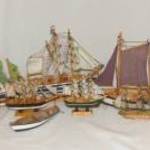 Hajómakett hajó makett hajó modell csomag 7db gyújtőknek fotó