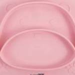 FreeON szilikon tányér Mackó - Rózsaszín fotó