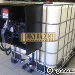 IBC tartály 1000 literes + Kit Equipe 230V. gázolajszivattyú, mechanikus átfolyás-mérővel, fotó