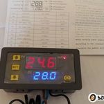 Hőfokszabályzó termosztát DC 12 Volt Volt -50 +110 Celsius fotó