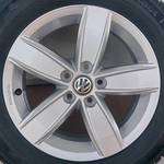 Gyári, VW Polo 2G 15”/Corvara/ alufelni 5x100 Téli gumi fotó