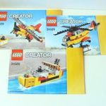 Lego 31029 Creator, Cargo Heli, útmutató, 3 füzet fotó