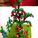 Lego kerti gyümölcs és zöldség betakarítás alaplappal fotó