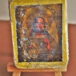 Fa utazó ikon, Jézus Krisztus Pantokrátor megjelenítés, igen kis méret fotó