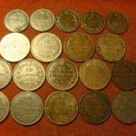 Olaszország bronz 5 és 10 centesimi 1861-94 19 féle év-verdejel egyben /leírásban lista/ 37/73 fotó