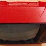 Retro Junoszt 402 piros televízió tv tévé 1976 működik fotó