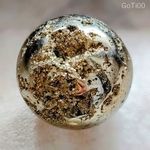 Pirit gömb ásvány gyönyörű arany színű 276 gramm nagyon kedvező kikiáltási ár! fotó