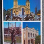 Képeslap, levelezőlap - Debrecen kék-sárga (Hajdú-Bihar megye) (T3) fotó