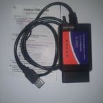 ELM327 USB hibakód olvasó ELM 327 diagnosztika autódiagnosztika Ford Mazda FORScan HS-CAN MS-CAN OBD fotó