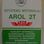 Komáromi Kőolajipari Vállalat Áfor Arol 2T, korabeli eredeti matrica fotó