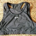 USA PRO fekete dupla anyagú szivacs nélküli sport, fitnesz melltartó 18-as, XL-es fotó