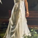 Muszlin, pántnélküli menyasszonyi ruha eladó fotó
