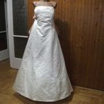 Álomszép Sincerity Bridal plus size krém színű menyasszonyi ruha USA 28-as 52 54-es NMÁ fotó