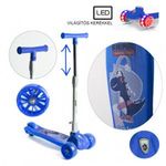 Háromkerekű roller LED kerekekkel BUMI BLUE fotó