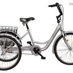 Koliken Gommer három kerekű 1 sebességes kerékpár ezüst fotó
