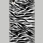 Zebra mintás Sony Xperia M4 Aqua tok hátlap fotó