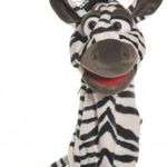 Zebra kesztyűbáb 39 cm. fotó