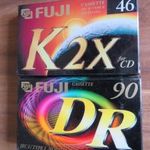 2 db FUJI audio kazetta - FUJI DR 90 és FUJI K2X 46 - új, bontatlan (J) fotó