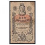 Ausztria, 1 gulden 1858 G fotó