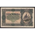 Magyarország, 20 korona 1920 aUNC+ fotó