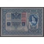 Ausztria, 1000 kronen/korona 1919 - DEUTSCHÖSTERREICH F fotó