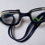 1db NABAIJI úszószemüveg állítható fejpánt szilikon sötétkék/fehér /zöld, fotó