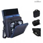 SONY Playstation 4 (PS4)-höz tartó / hordozó táska - cipzár, cseppálló, állítható vállpánt, több ... fotó
