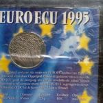 V0295 Európai érmék - emlékérme EURO ECU 1995 - és 15 európai ország érméje kiadói csomagolásban fotó